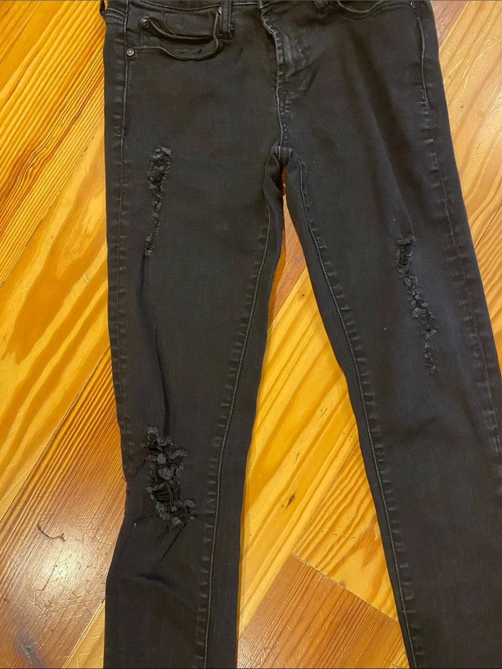 Articles of Society Black Ripped Skinny Jeans - Women's